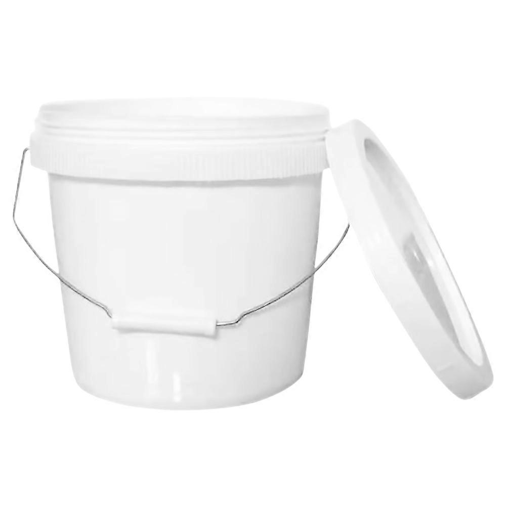 Garden Airtight Bucket With Lid Handle For Outdoor Use Round Thickened 5L 1Pcs