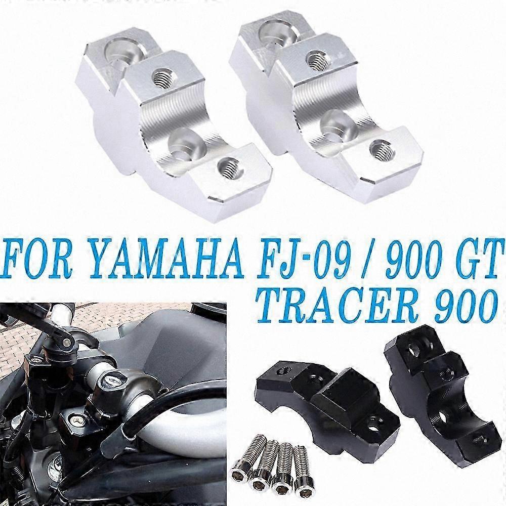 Motorcycle Handlebar Riser Bar Mount Handle Clamp for 2015-2023 Tracer 900 GT MT09 FJ09 Models Compatible with Multiple Years 2017 2018 2019 2020
