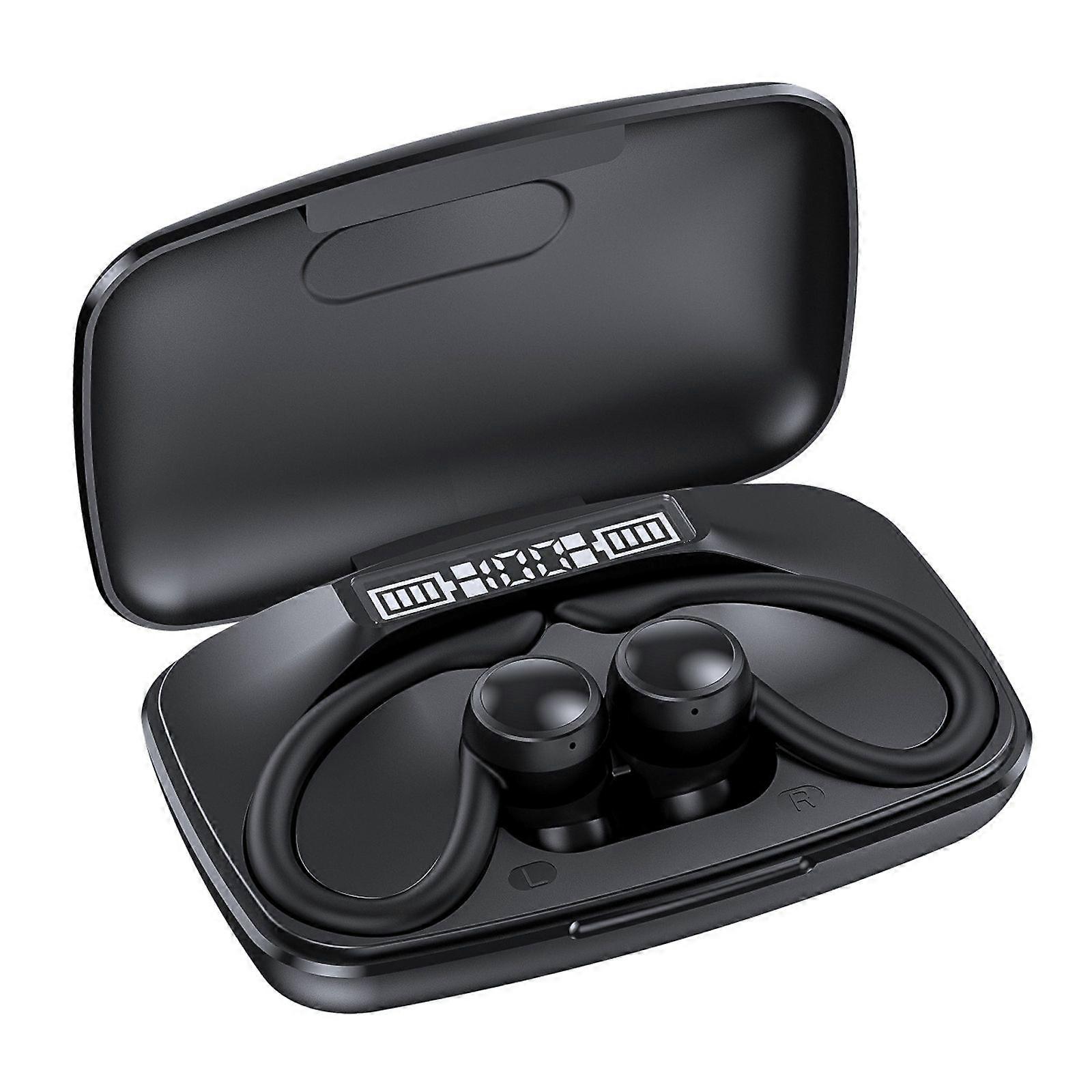 Ear-mounted Digital Display Bluetooth Earphones