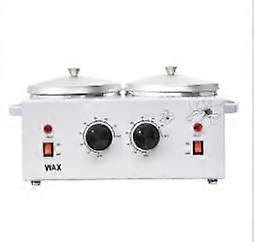 Professional Dual Wax Warmer, 1.2L Capacity with Two 600cc Pots, 200W for Salon Home