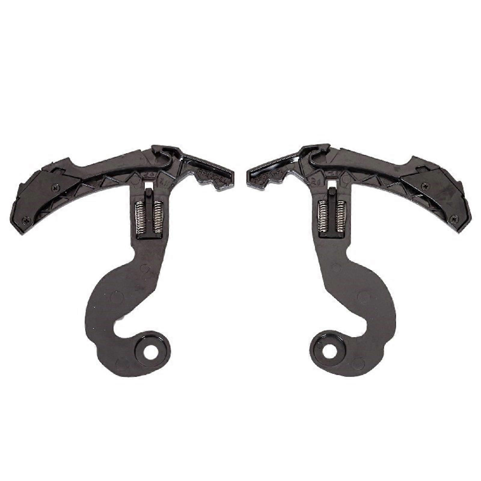 1 Pair Face Shield Windshield Visors Base Motorcycle Helmets Visors Gear Base Plate for FF399 Replacement Part Multicolor
