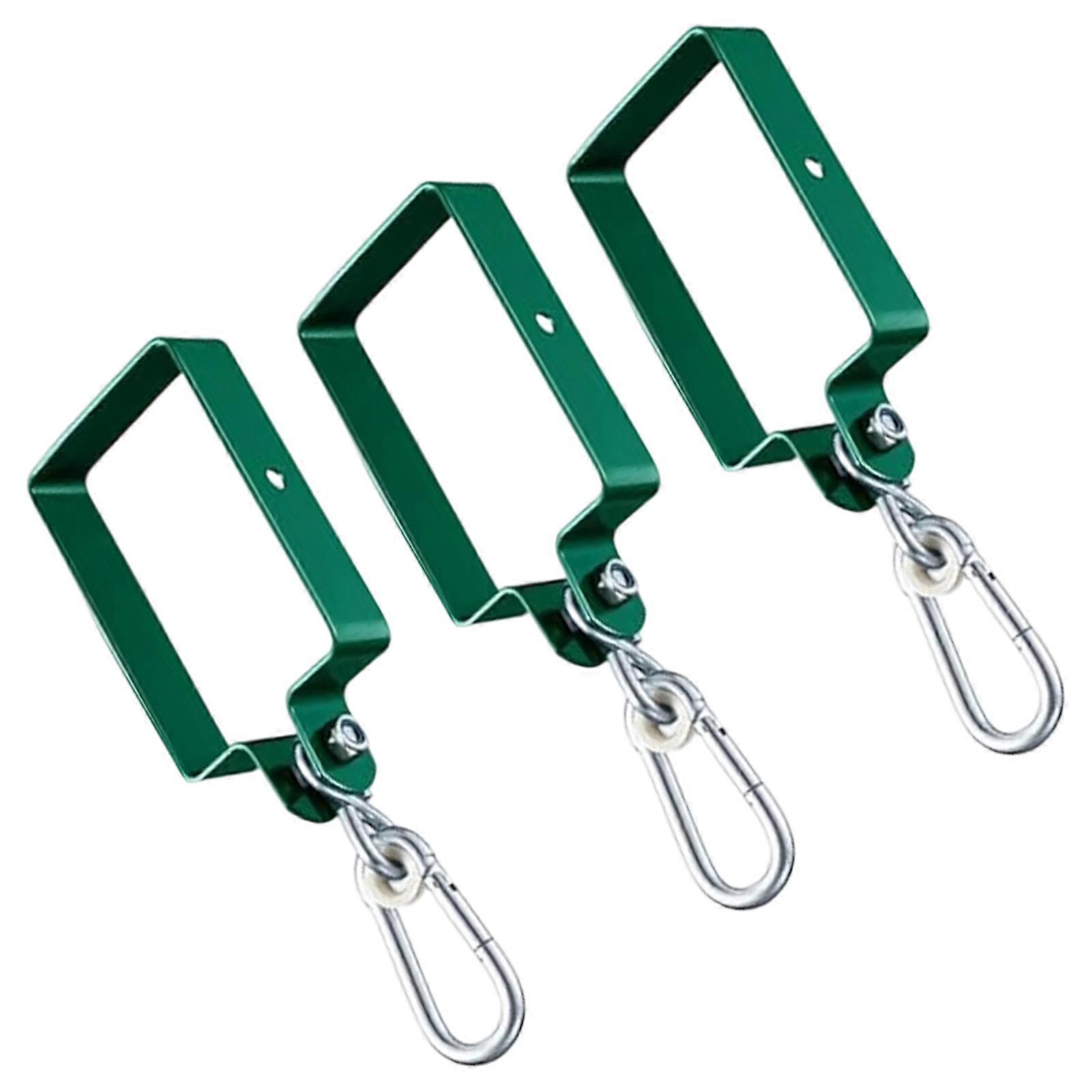 Swing Mounting Hardware Heavy Duty Hangers Hook Square Swing Clamps With Carabiner Replacement Bracket Accessories Multicolor