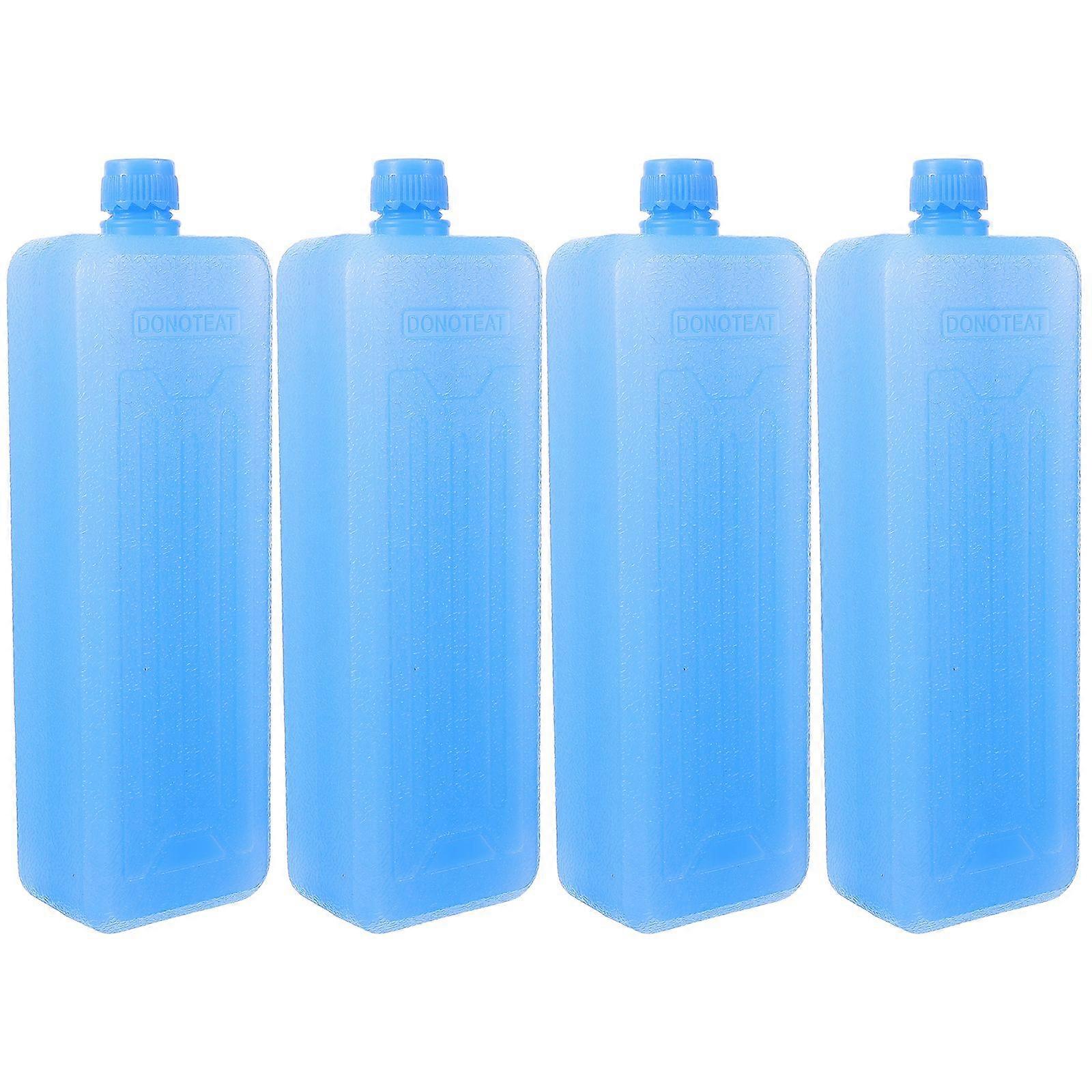 4Pcs Freezer Boxes For Coolers Ice Boxes Ice Block Cooler Freezer Boxes Reusable Ice Boxes