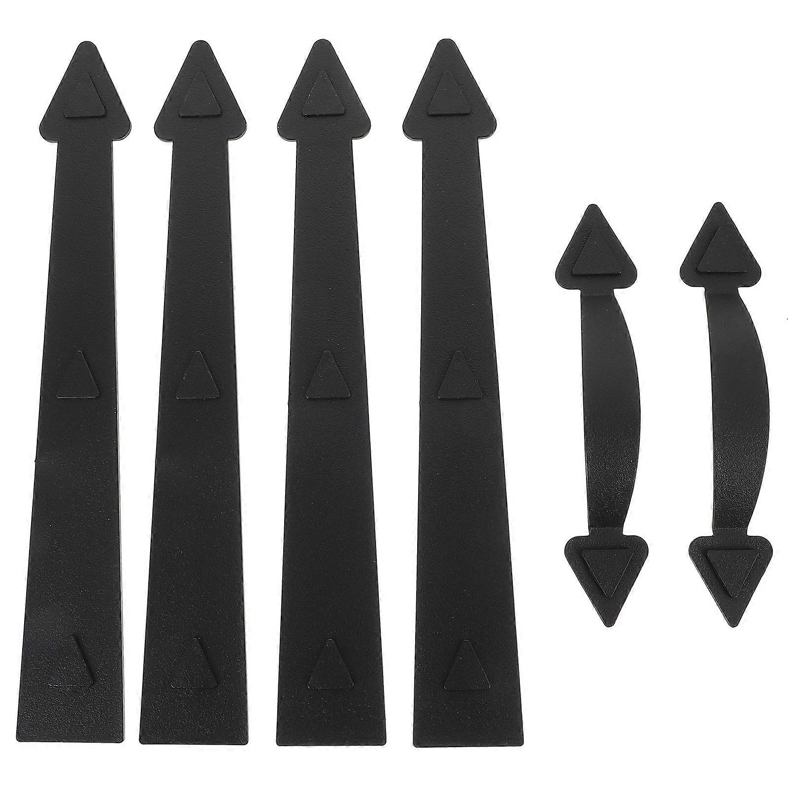 Garage Door Decorative Magnetic Hinges and Handles Kit – Easy Install, Satin Finish Hardware for Stylish Garage Door Design