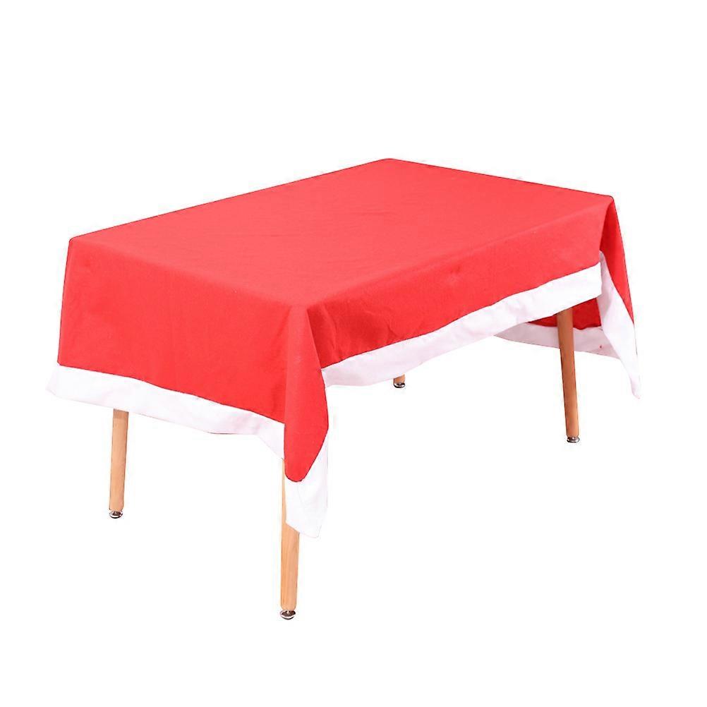 Holiday Tablecloth Red Rectangular Table Cover For Buffet Table Parties 132x208cm 1Set