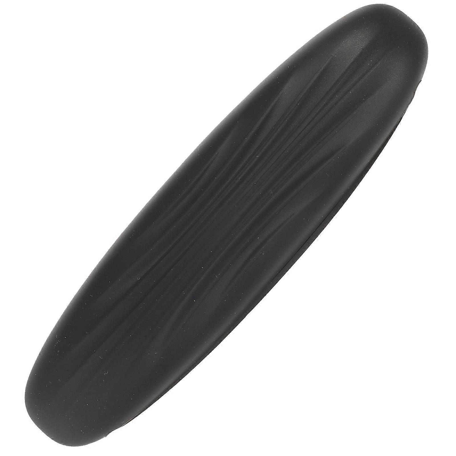 Portable Makeup Brush Bag Rectangular Shape Organizer For Events Minimalist Style Black 20.3X3CM 1Pack