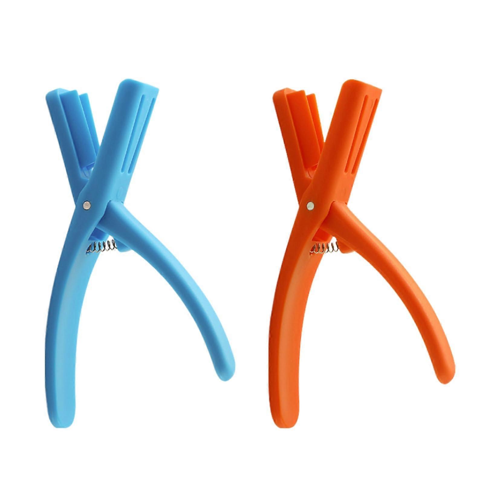 Shrimp Defender Device, 2 Pack Shellfish Cleaner, Ergonomic Crab Peeler Tool, Seafood Bowl Opener, Colorful Design