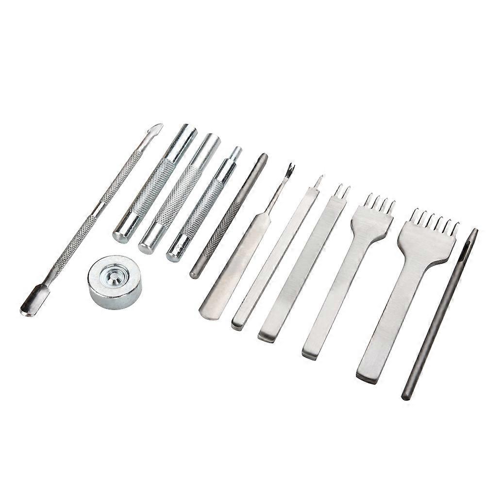 42pcs Leather Craft Tools punch Kit Stitching Working Stitching Groover Sewing Set