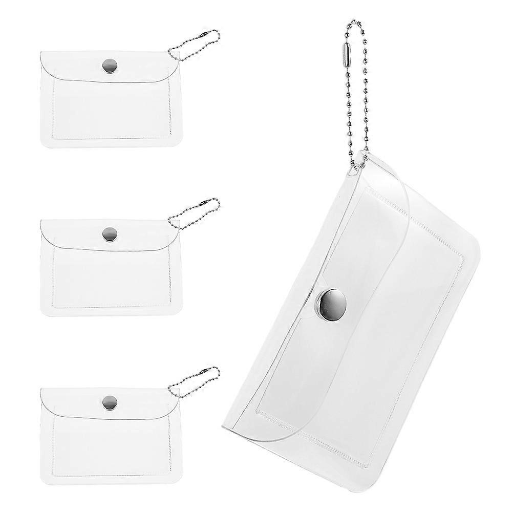 4pcs Mini Coin Purse Compact Storage Bag for Cards, Coins, Earphones, and Small Essentials for School or Office Use