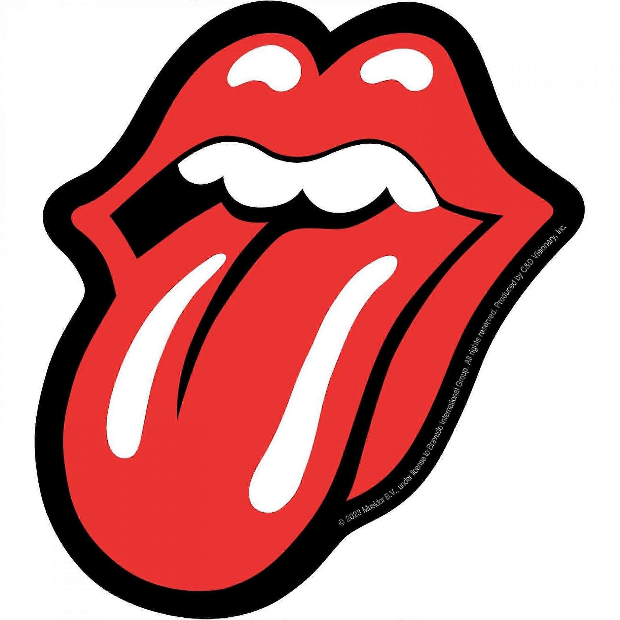 Nálepka s logom jazyka Rolling Stones