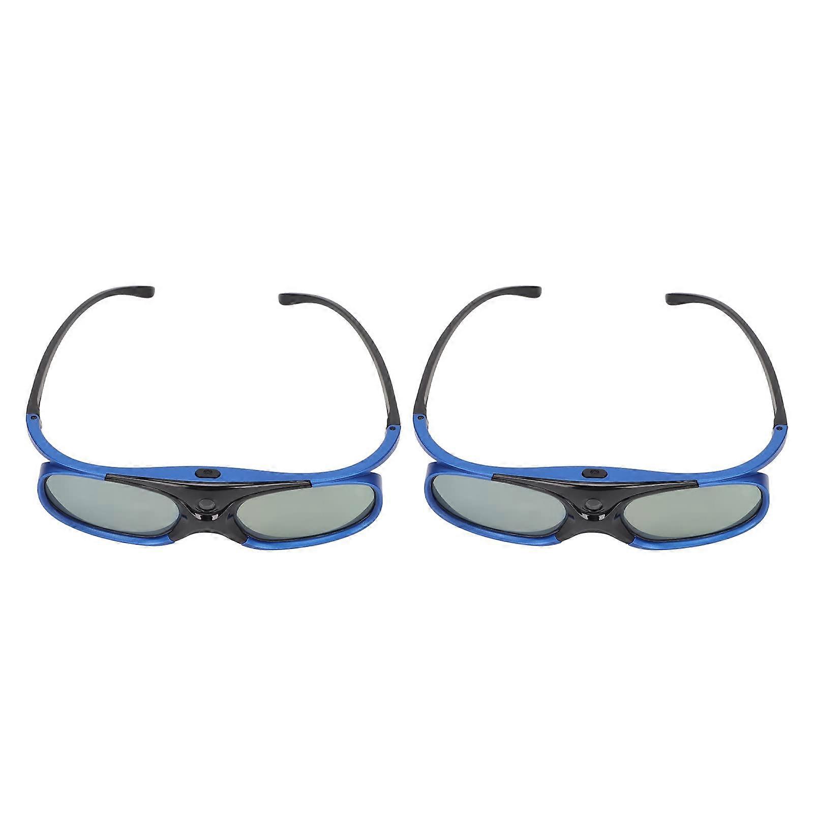 DLP Link 3D Glasses, 144Hz Rechargeable Active Shutter Eyewear, Compatible with XGIMI ZX4 H1, JMGO G1 G3 X1, Acer Projectors