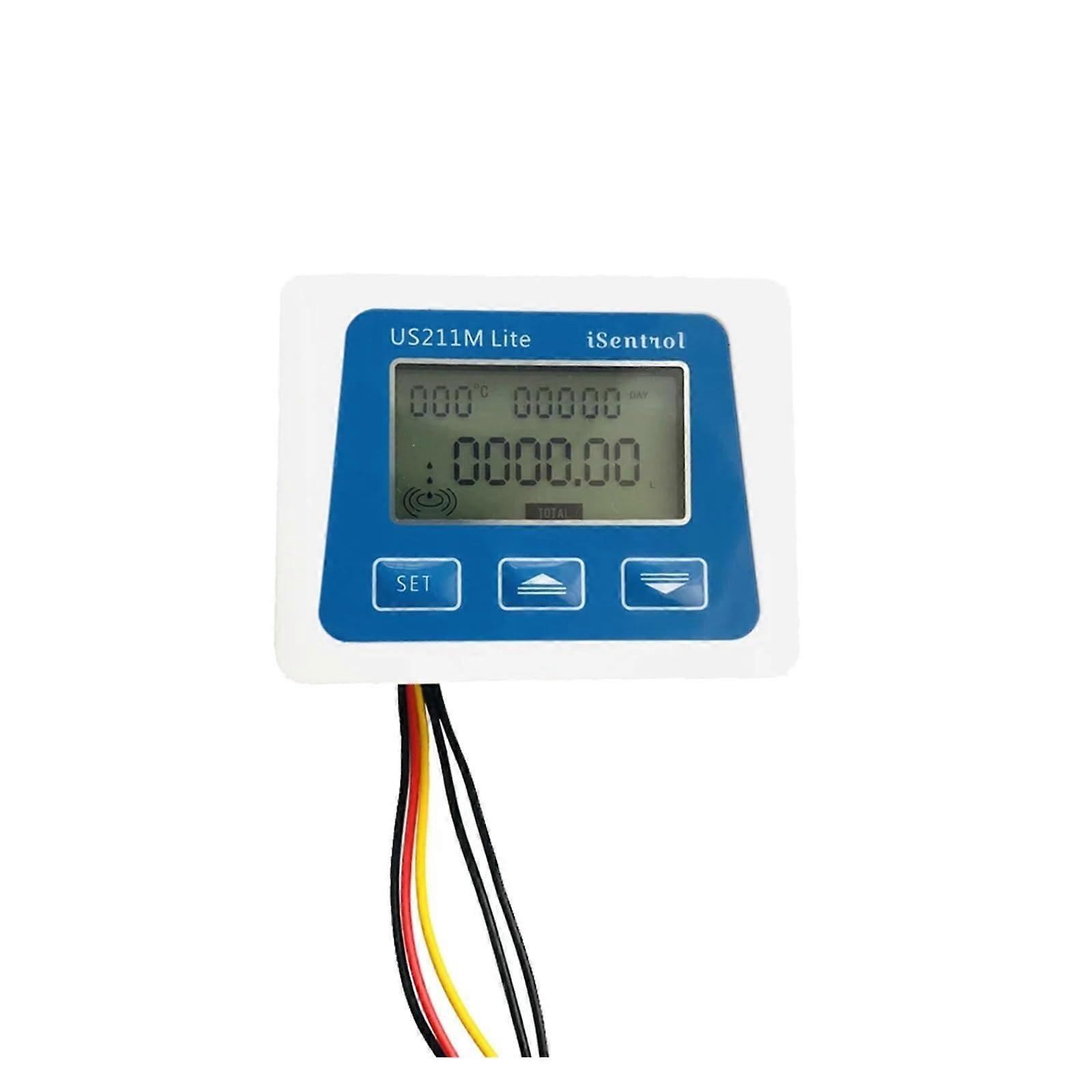 Portable Digital Flow Meter YF-S301, Turbine Water Flow Sensor 0.3-10 LPM, Cold Water Up to 60°C - Water Meter
