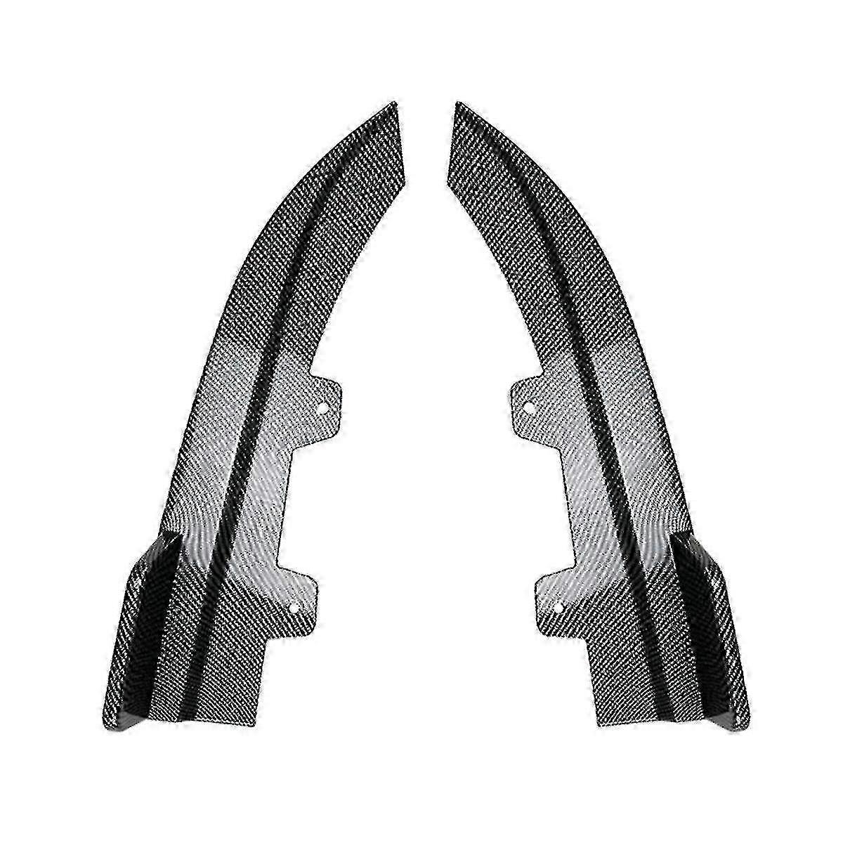 For 4 Series G22 G23 2020+ Rear Bumper Lip Angle Diffuser Splitter Spoiler Protector Carbon Fiber