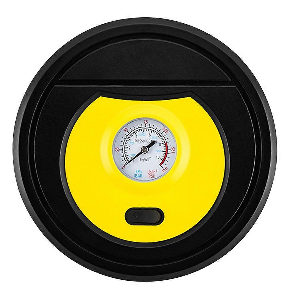 Portable Air Compressor Tire Pump With Pressure Gauge For Bike Emergency Helper Low Noise Technology 1Pcs
