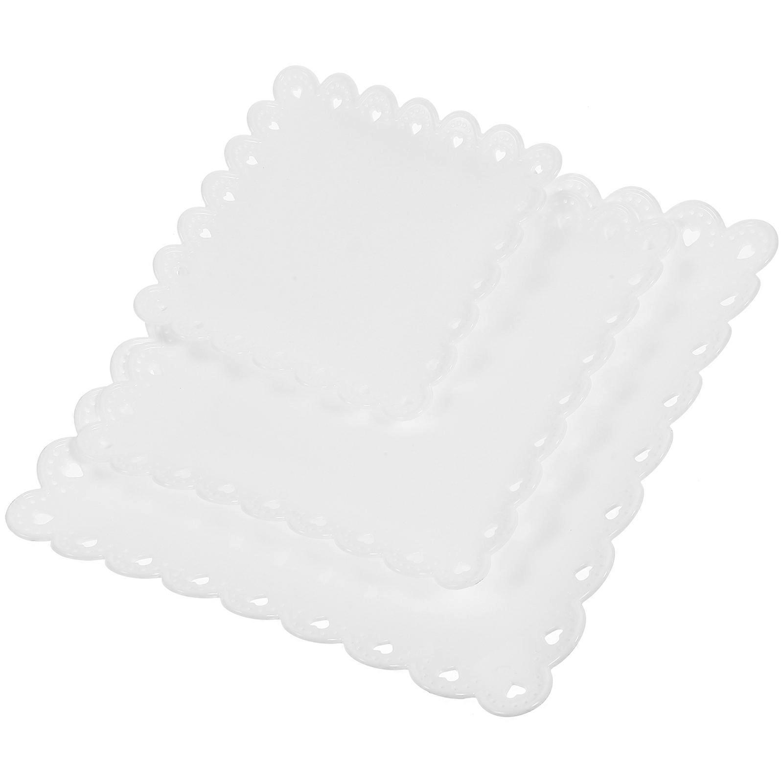 Desktop Serving Dish White Rust-Proof Food Serving Dish for Storage