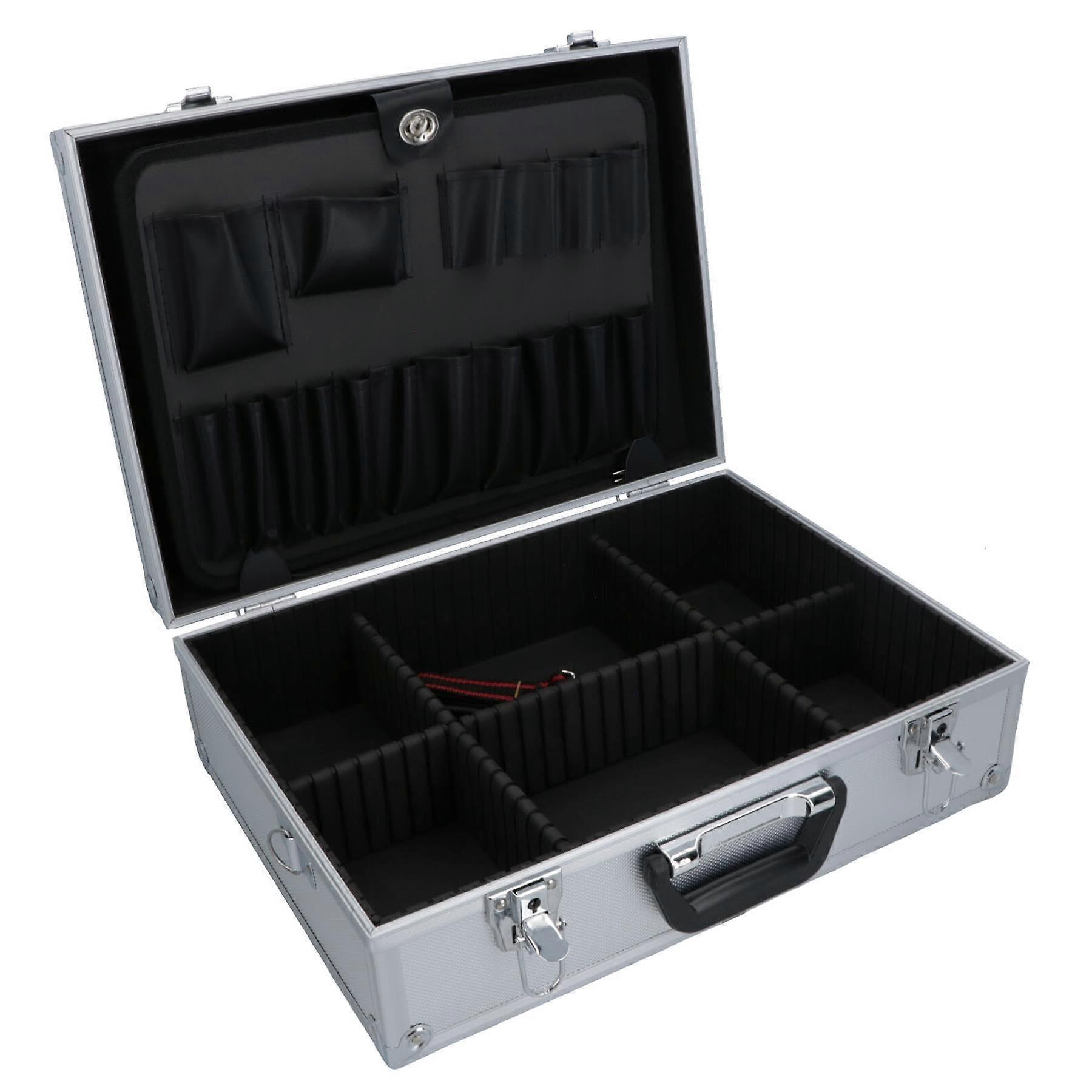 Aluminium Tool Box with Handle and Shoulder Strap