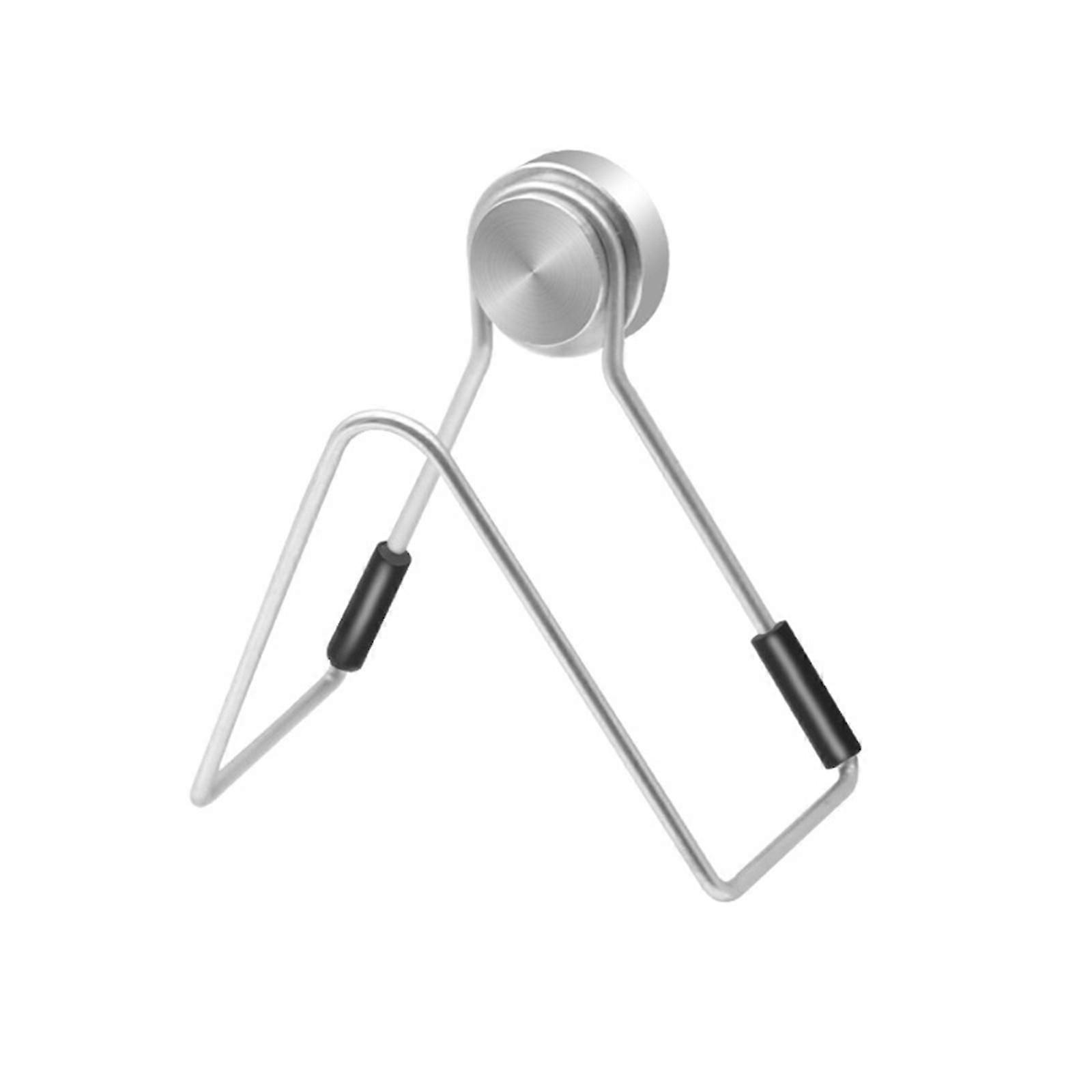 حامل إسفنج مغناطيسي لحوض المطبخ، رف تصريف من الفولاذ المقاوم للصدأ، رف قماش تنظيف قابل للفصل، رف تصريف الأطباق