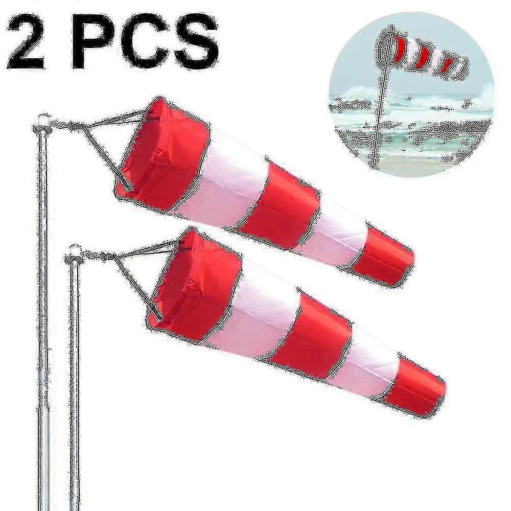 مطار Windsock شنقا في الهواء الطلق - الثقيلة التمزق وقف جودة الرياح