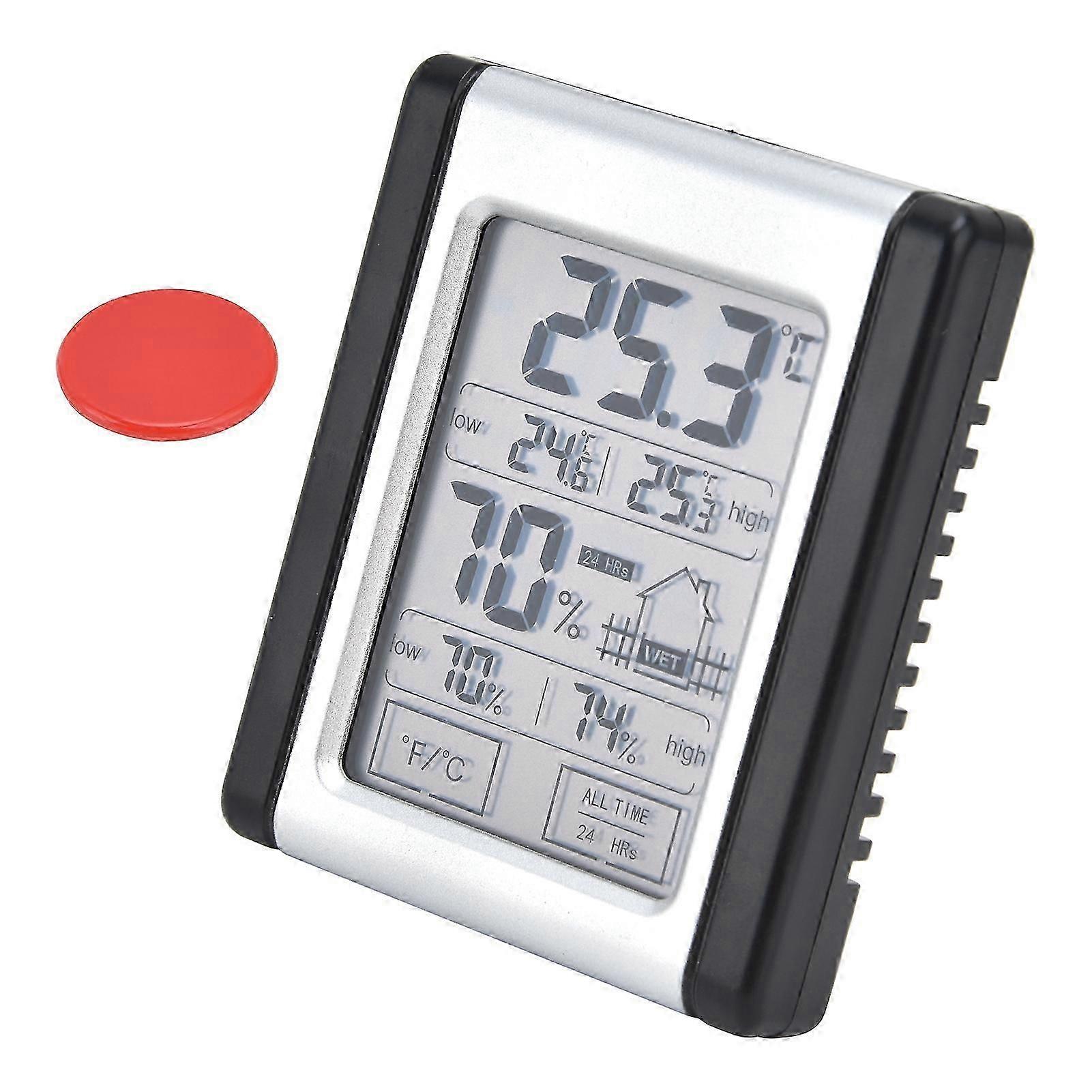 High Accuracy Digital Thermometer Hygrometer Touch Screen Electronic Temperature