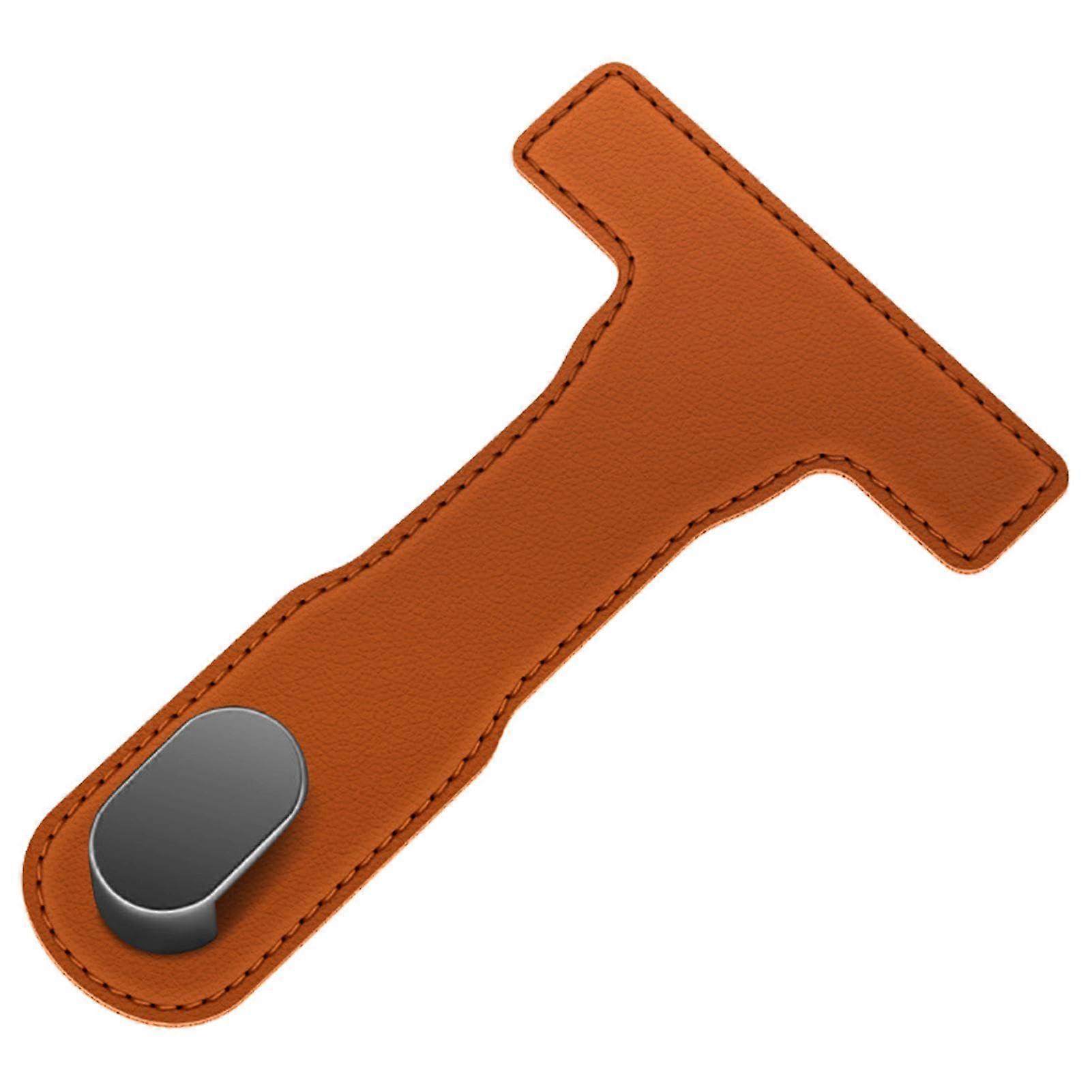 Auto glove compartment hook, car glove compartment wallet hook, foldable storage hook made of leather, spacesaving wallet hook