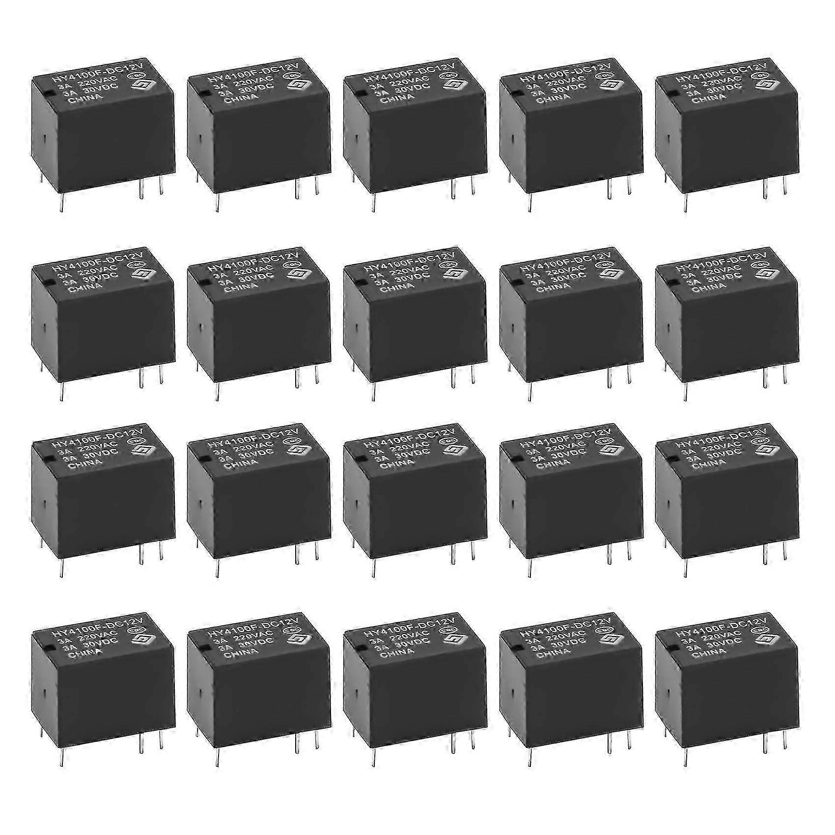 20 PCS Mini Electronic Relay DC 12V