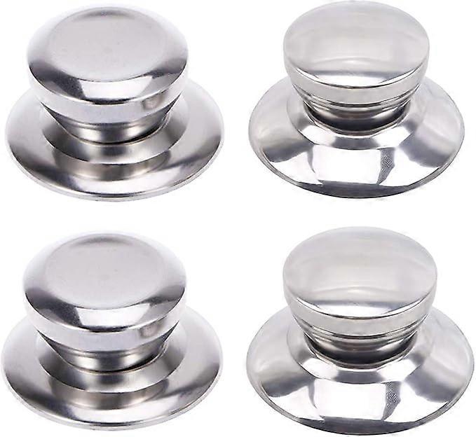 4-Piece Stainless Steel Universal Lid Replacement Handle Set