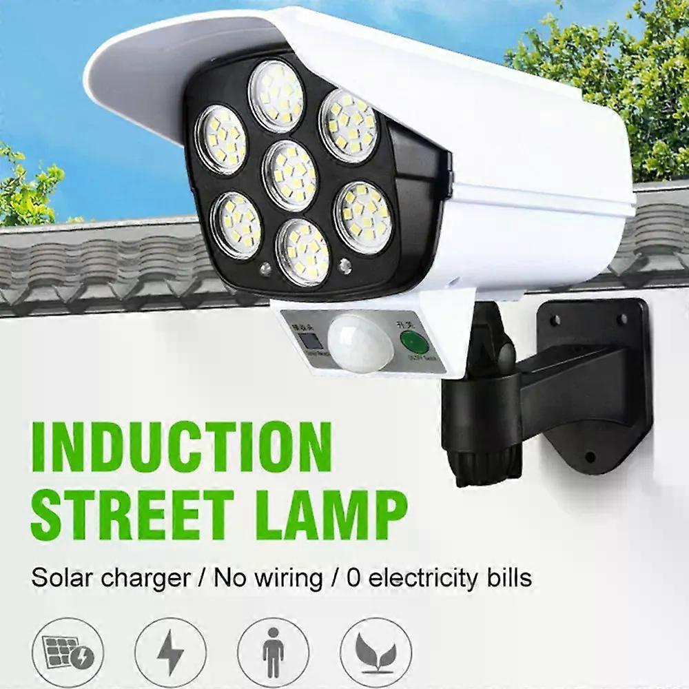 High Simulation Camera Solar Light Motion Sensor Dummy Camera Spotlight Waterproof Wall Street Lamp Home Garden Street Light
