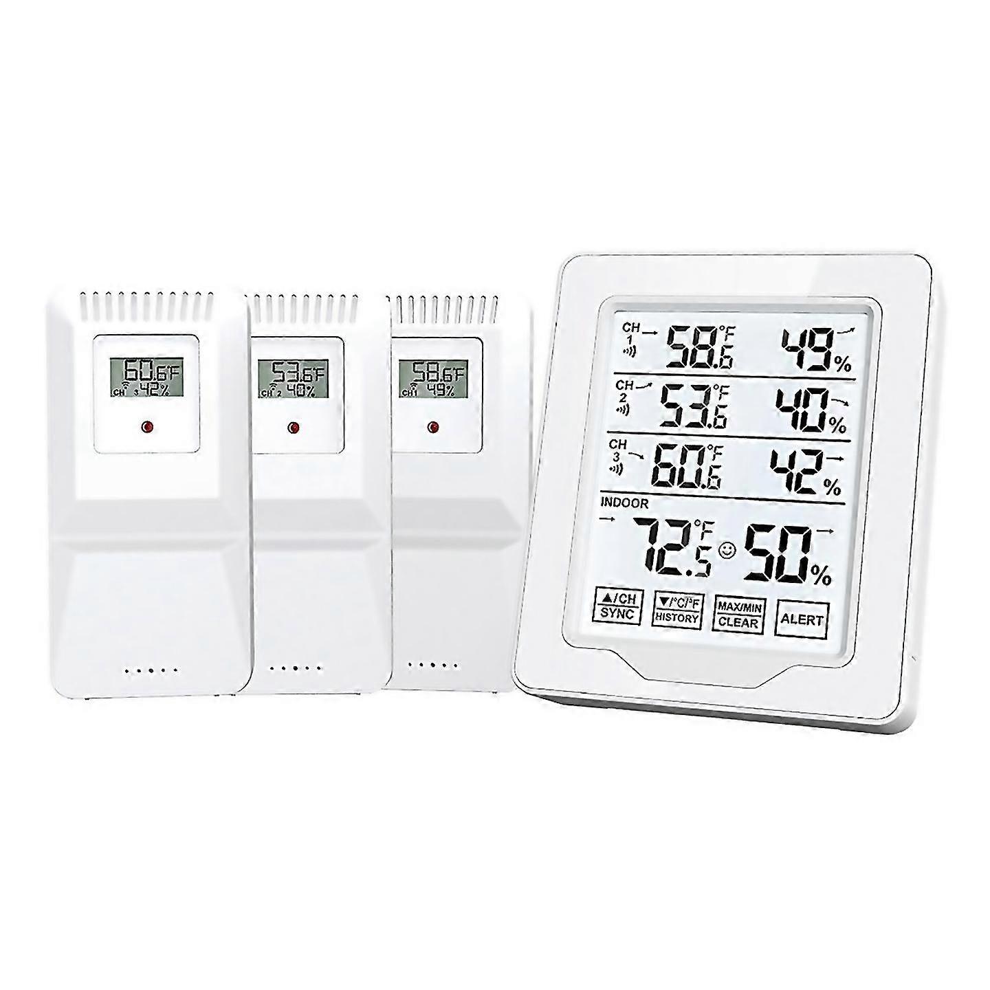 For digital thermometer hygrometer indoor humidity with 3 sensor