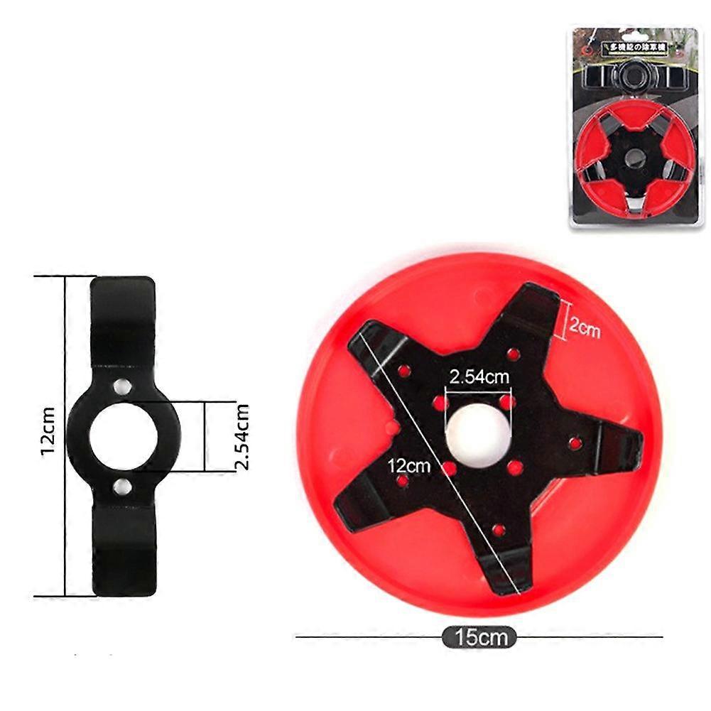 Multi functional dual use weed cutting disc land and water dual use grass