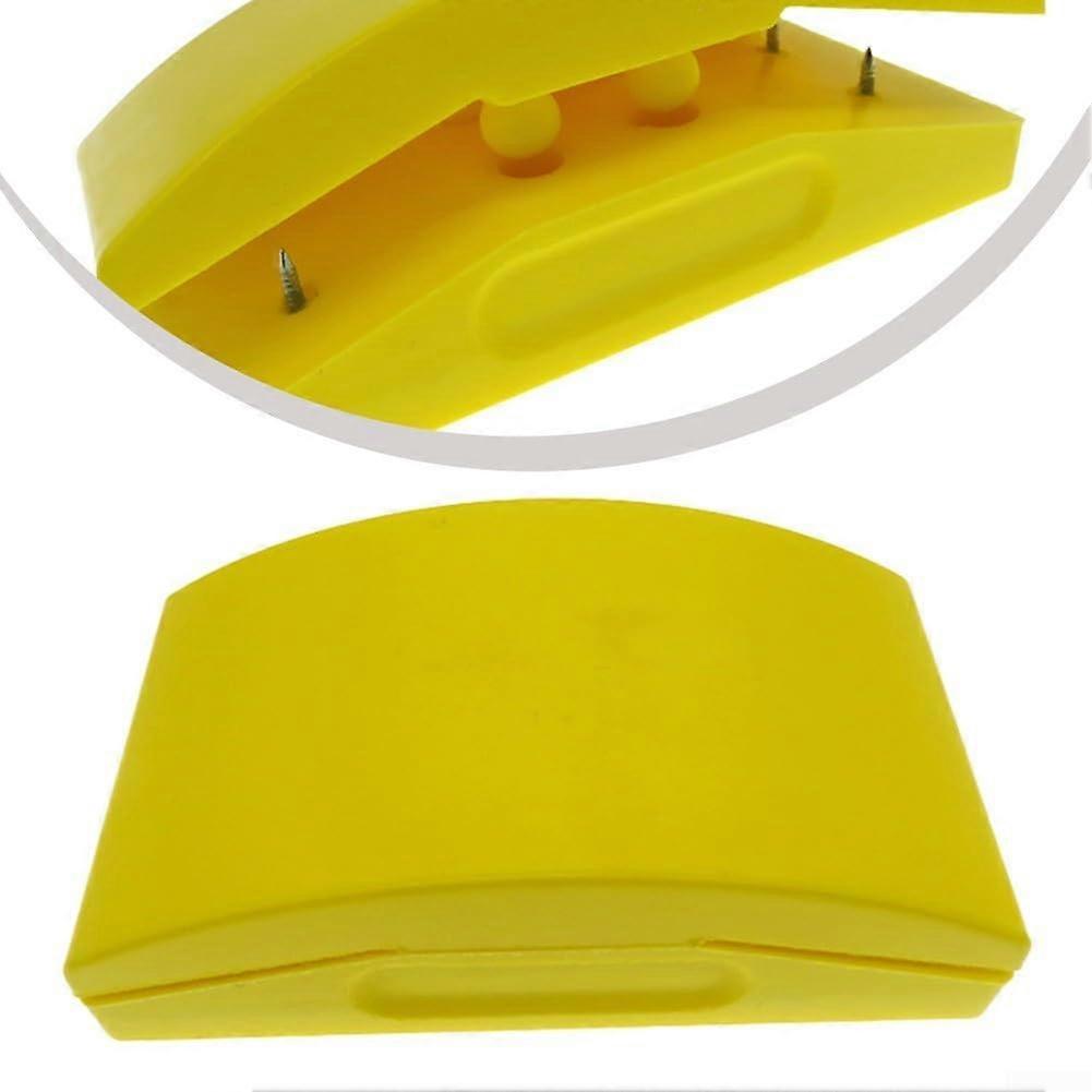 70 x 125mm PU Hand Sanding Pad For Curved Surface Precision Sanding, Secure Sandpaper Attachment