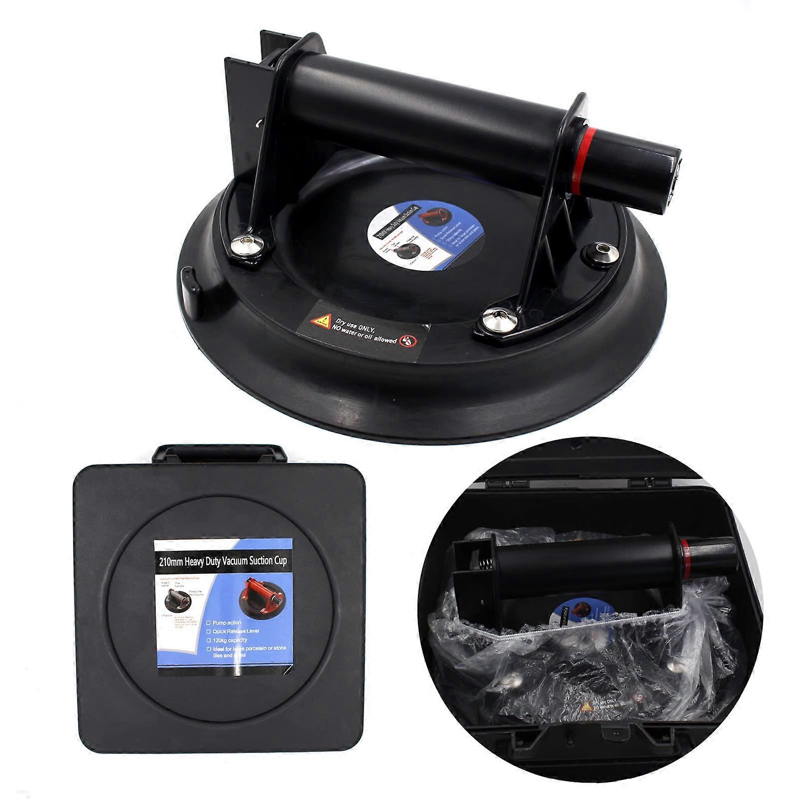 Heavy Duty Vacuum Suction Cup for Glass and Ceramic, 200kg Load Capacity, Tile Spreader, Powerful Design