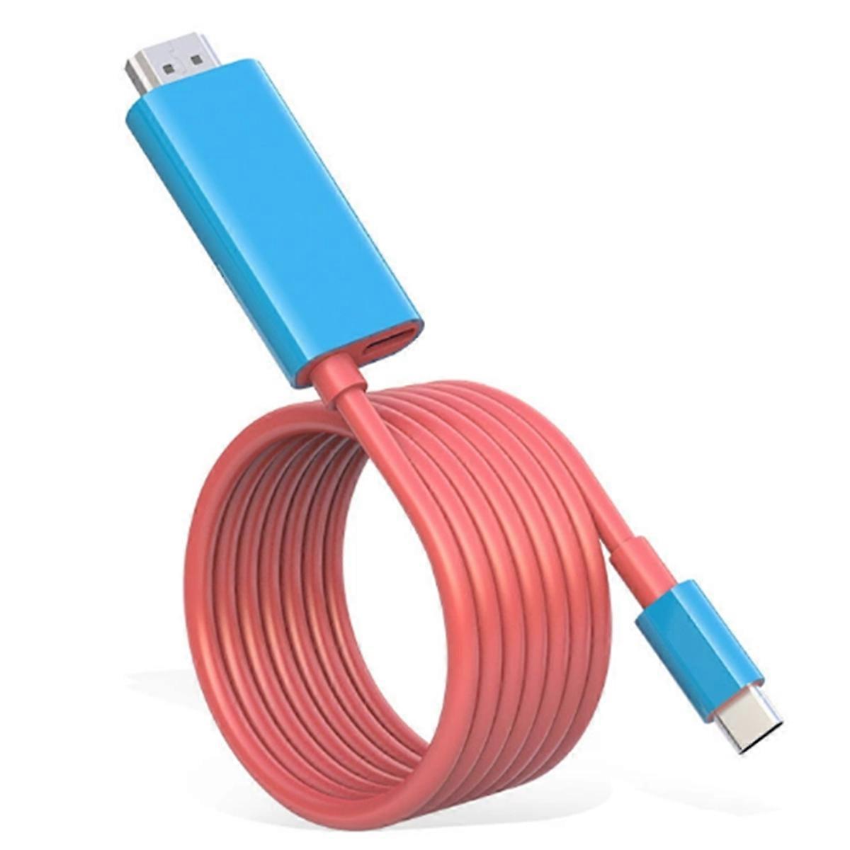 2M 4K 60HZ USB-C to -Compatible Cable for Switch TV HD Projection Fast Charging Line for