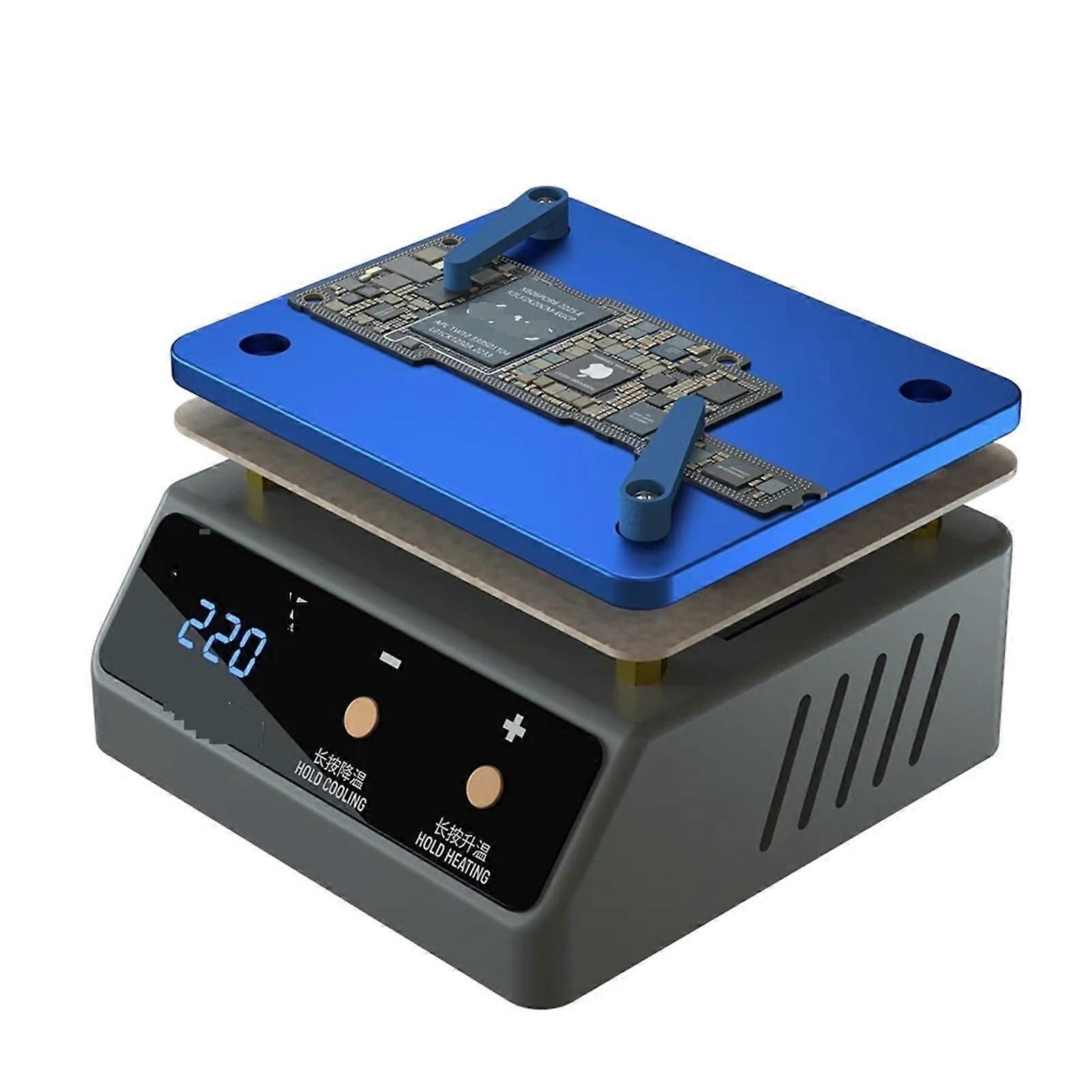 Ultrauniversal preheating stratification platform for motherboard layering, tin planting, glue removal, and heating table tools