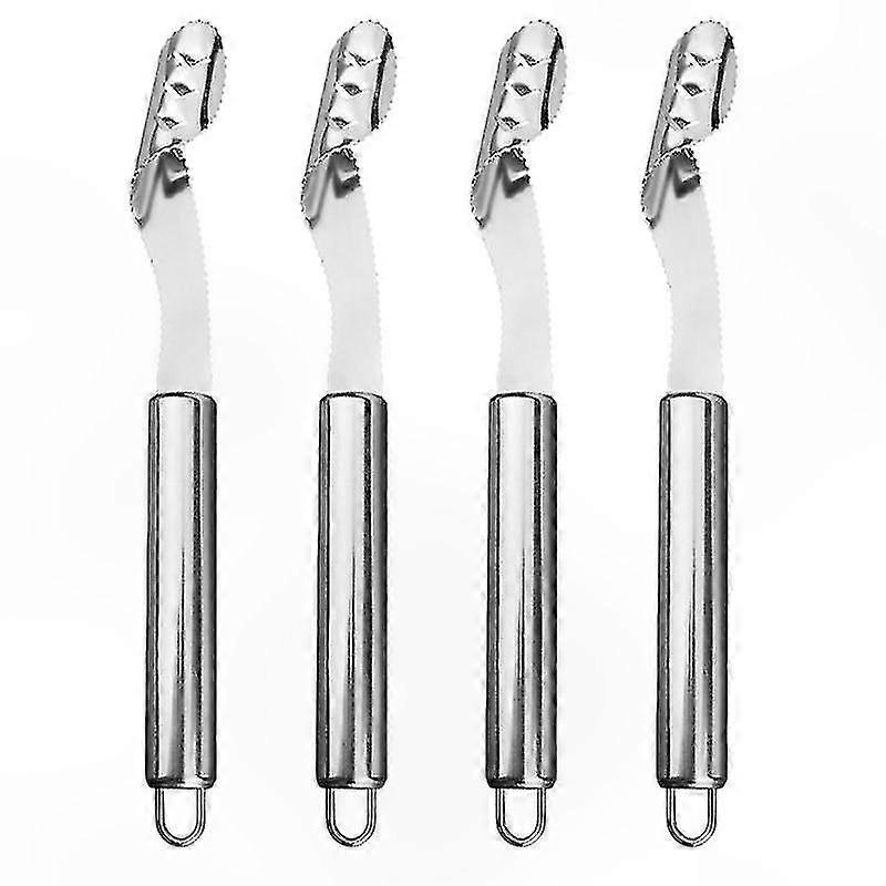4-Pack Stainless Steel Pepper Corers