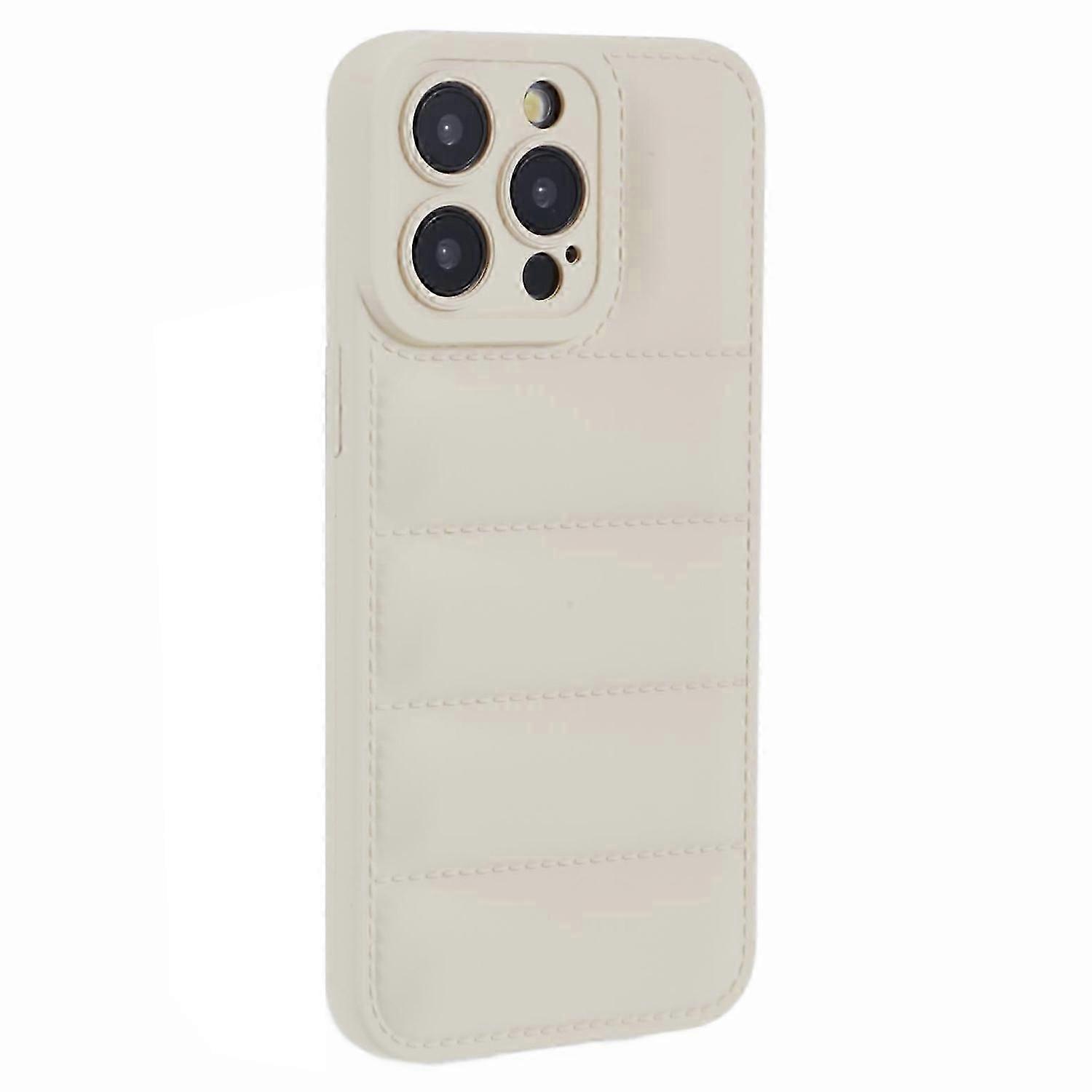 JTW Series For iPhone 12 Pro Max 6.7 inch Cell Phone Cases Rubberized Grid Down Jacket Texture Cover