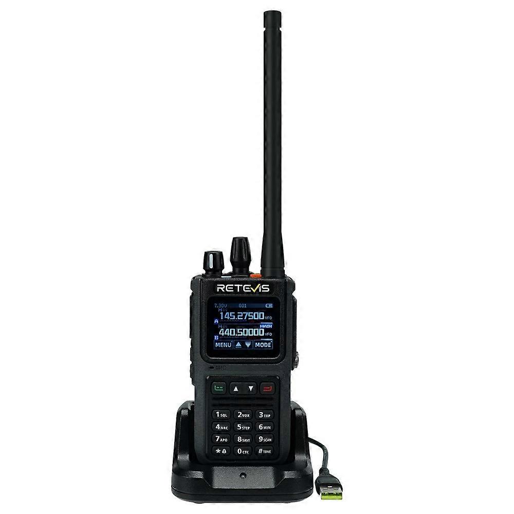 RETEVIS C1 IP67 Waterproof Walkie Talkies 5W VHF / UHF Dual Band Two-Way Radio 136-174, 400-470MHz Frequency