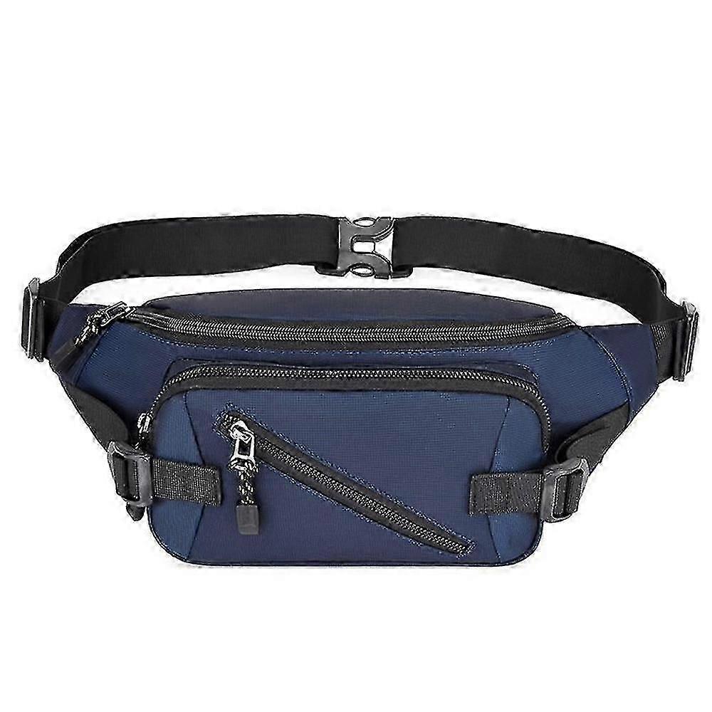 Casual Canvas Chest Bag - Shoulder Bag And Small Backpack For Men,blue