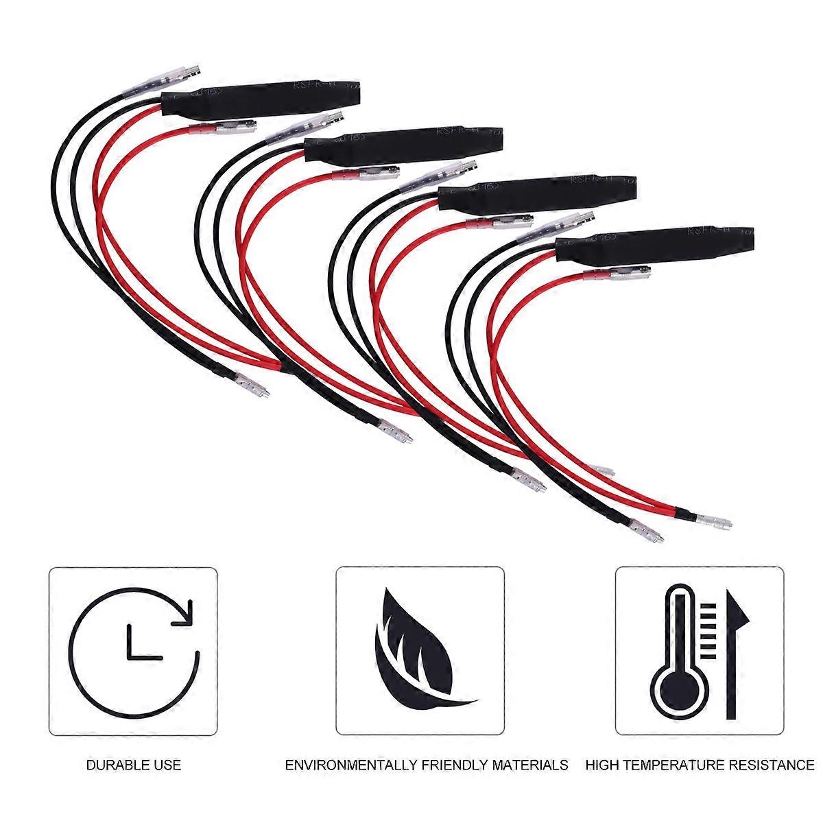 Flash Controller for Motorbike Indicator Repair with Ceramic Resistor and Heat Resistant Wire Assorted Color