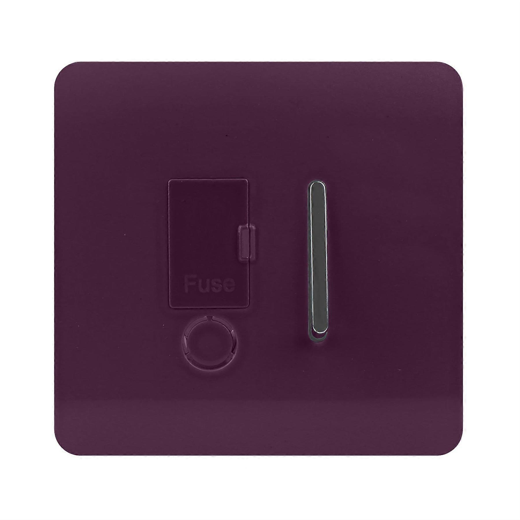 Trendi Artistic Modern Glossy Tactile Fused Spur Switch Plum