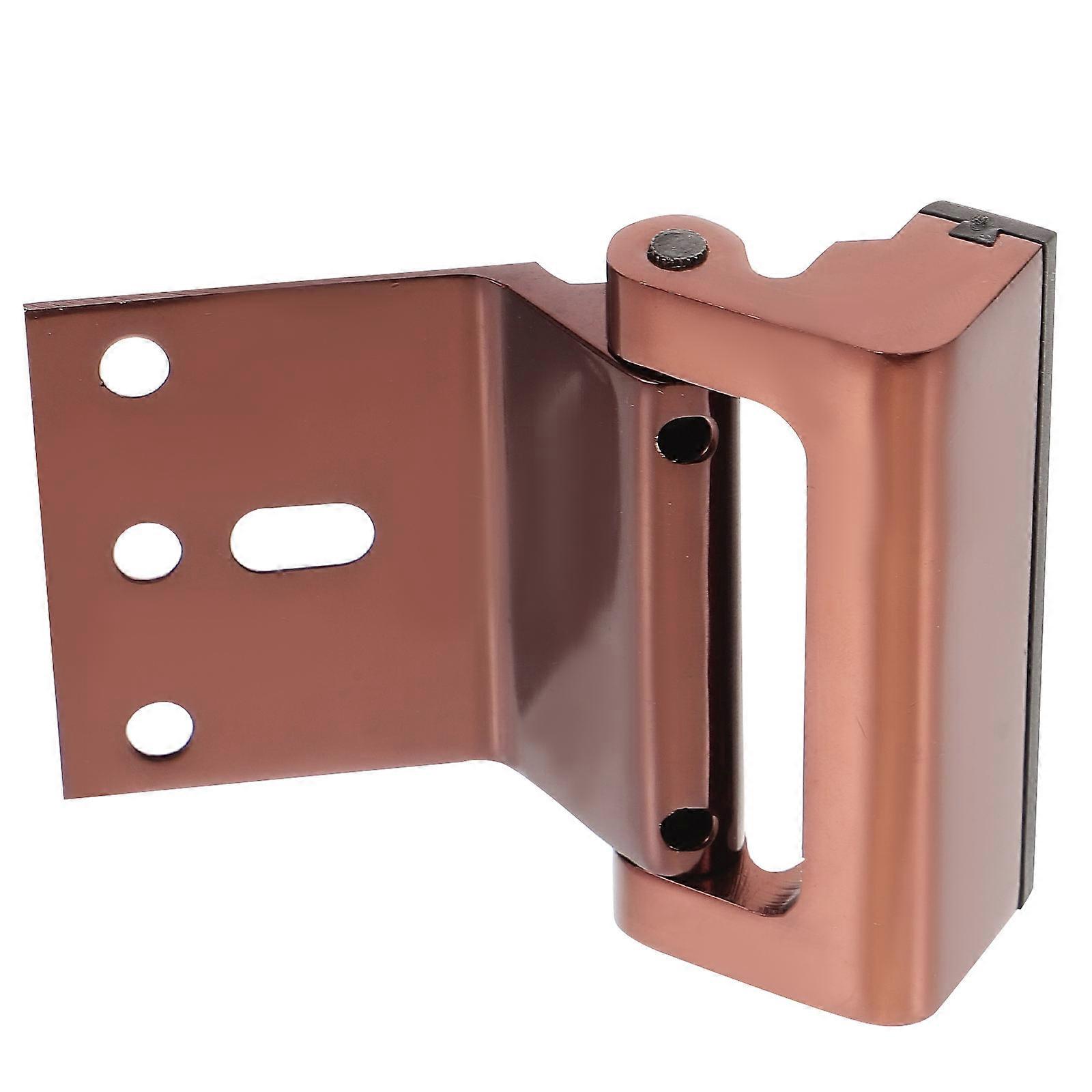 Aluminum Alloy Security Door Stopper Accessory with Door Lock and Reinforcement Lock