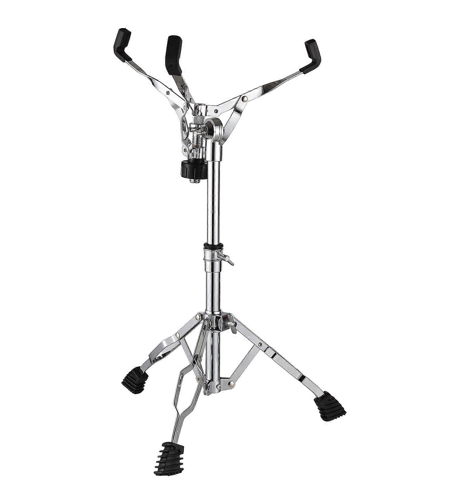 Foldable Adjustable Snare Drum Stand 42-67cm for 12-14 Inch Silver