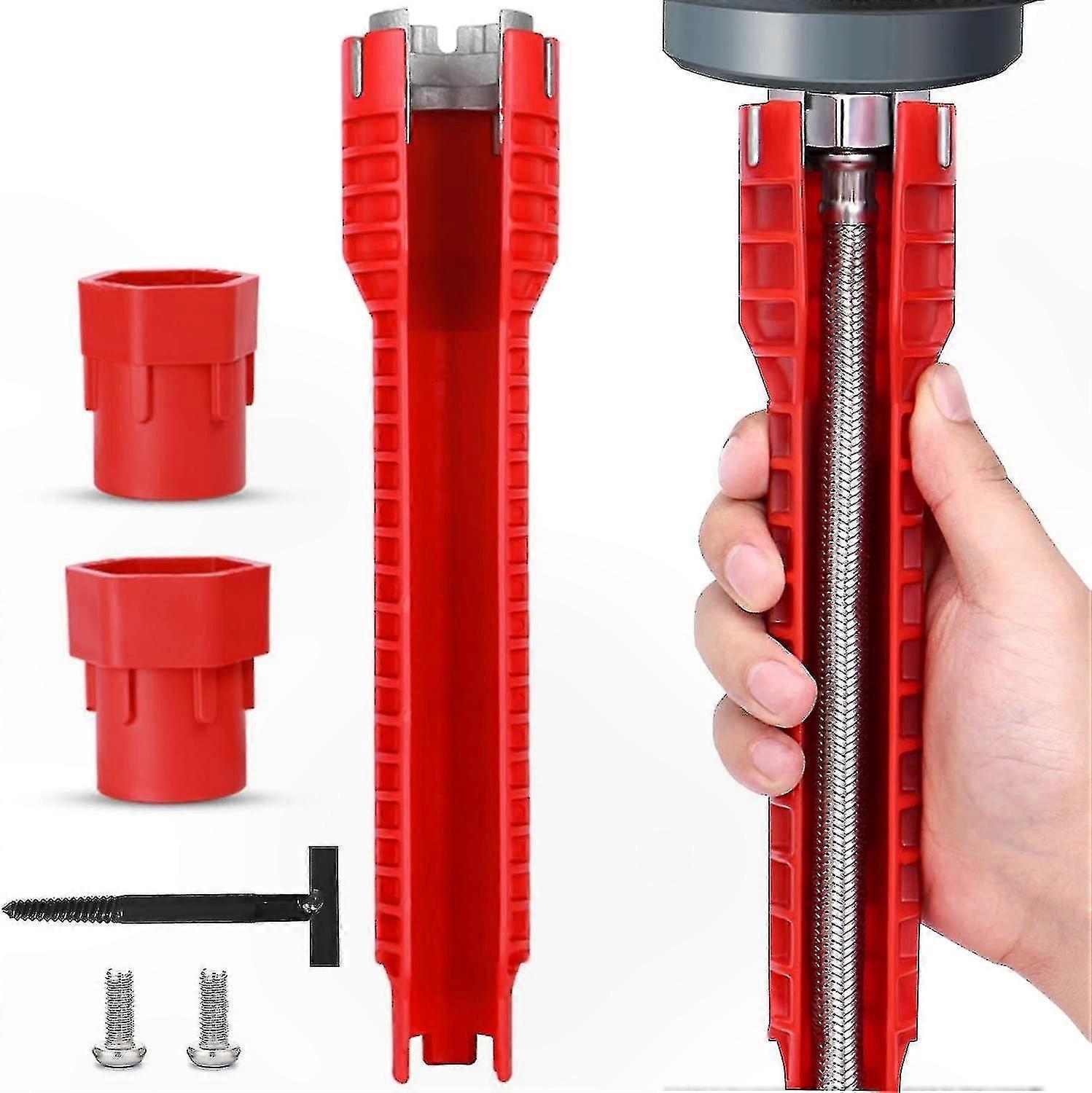 Multi-Function Wrench for Faucet and Sink Installation - Tool for Kitchen Plumbing Repairs