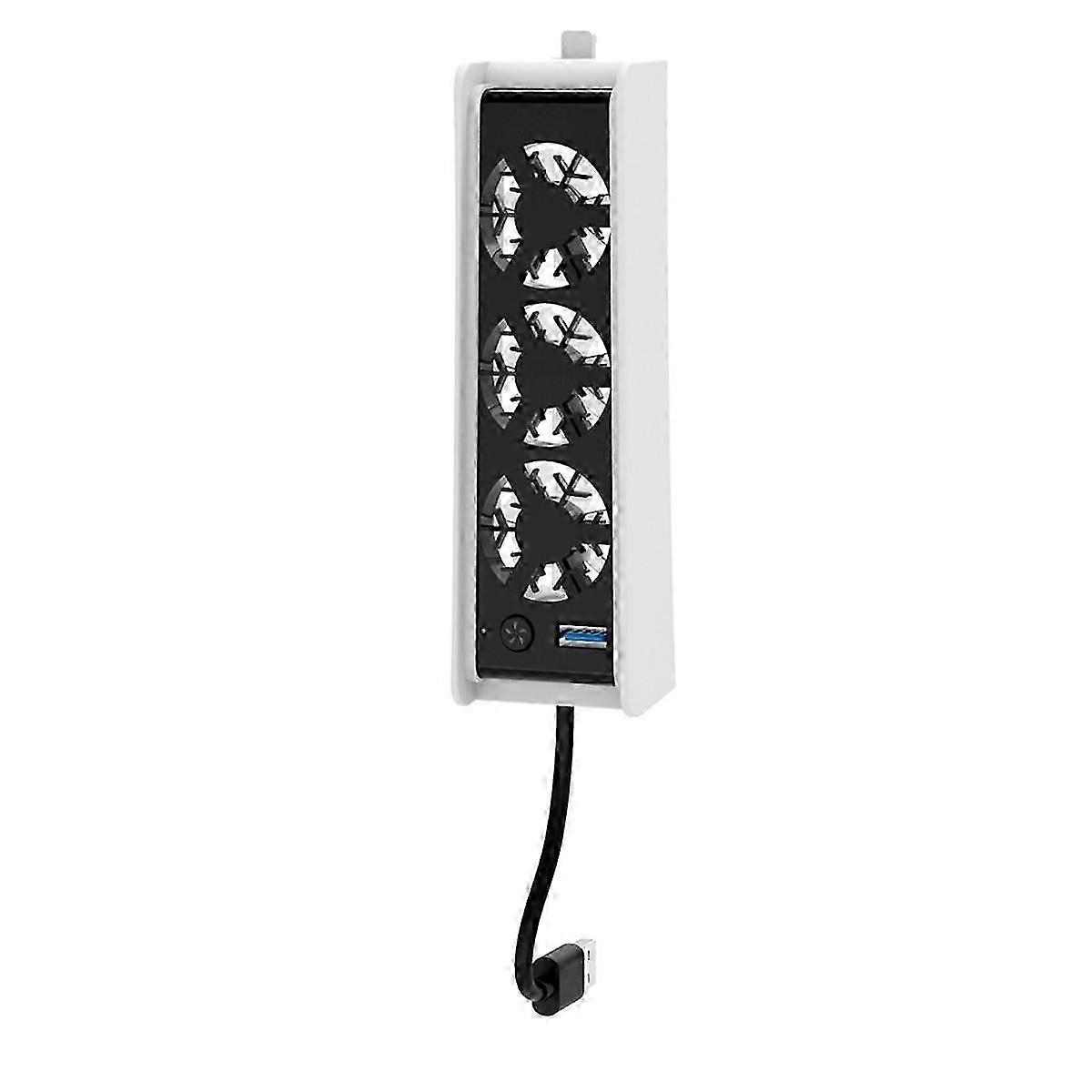 Suitable for Slim Console Temperature-Controlled Cooling Fan Game Console Rear Cooling Fan with 3 Speeds