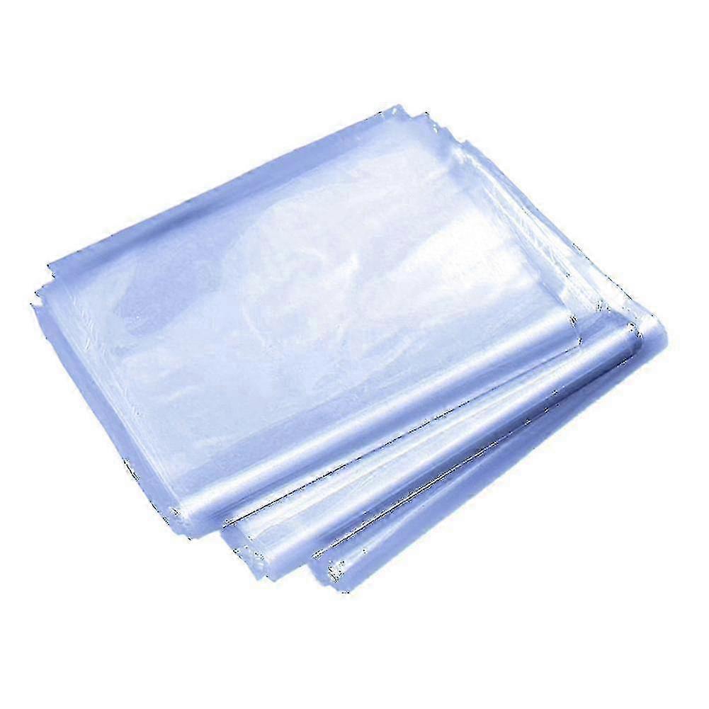 100 Pcs Heat Shrink Film Clear Pvc Shrinkable Packaging Wrap Sealin...