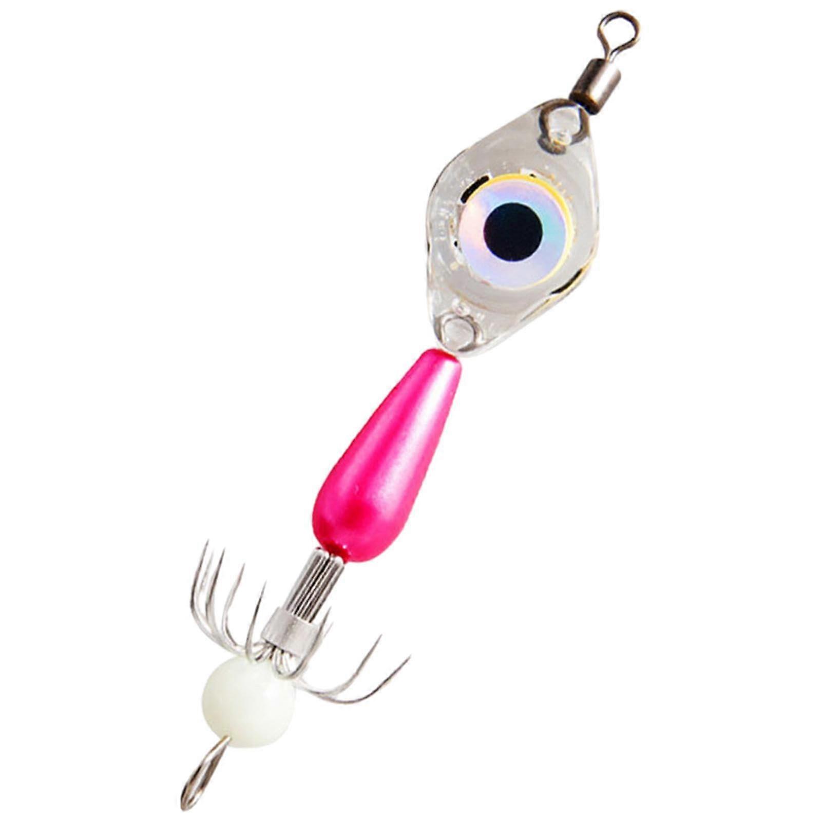 Unweighted Squid Lures Squid Jig, Saltwater And Freshwater Compatible Jig Hooks, Platform Lure, Durable Plastic