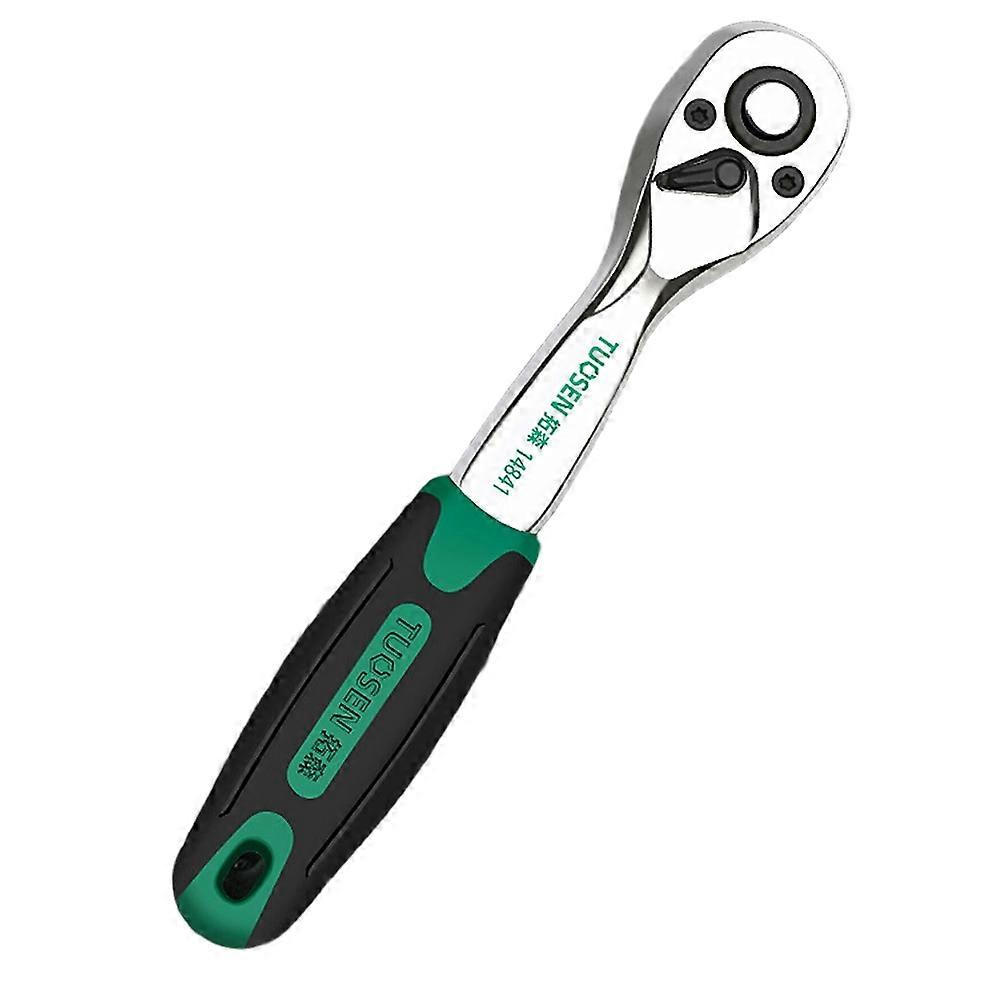 TUOSEN 72-Tooth Quick Release Ratchet Wrench- Multi-Function Hand Tool for Auto Repair & Maintenance 14841