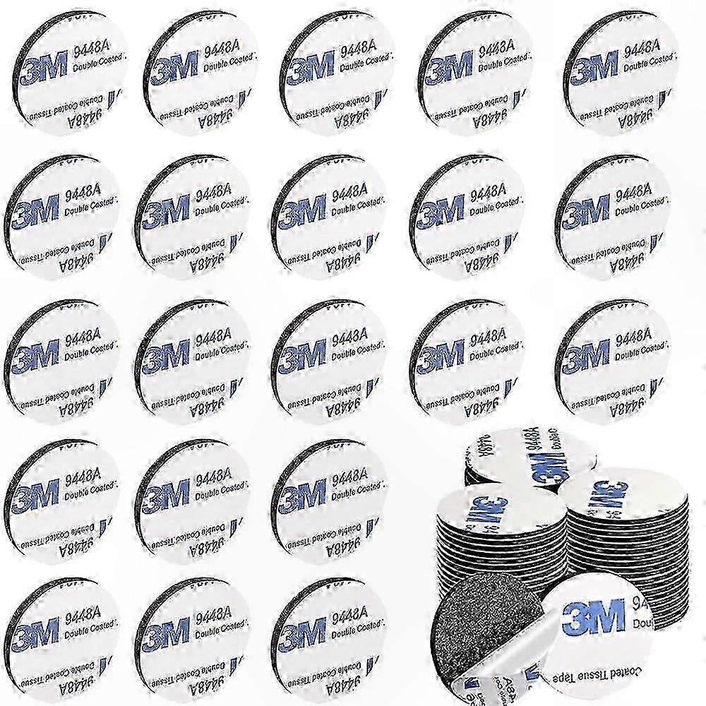 100Pcs Double Sided Foam Tape, Waterproof Adhesive for Home DIY Projects, Black Round Stickers