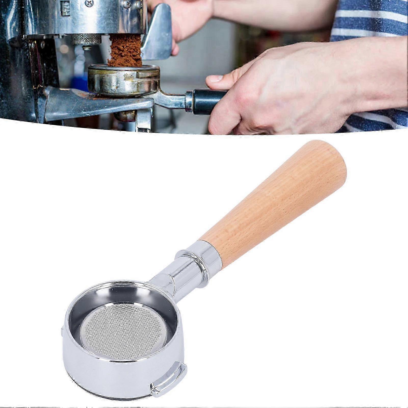 58mm Coffee Portafilter Aluminum Alloy 2 Ears Bottomless Portafilter Handle with Single Layer Filter Screen 2025