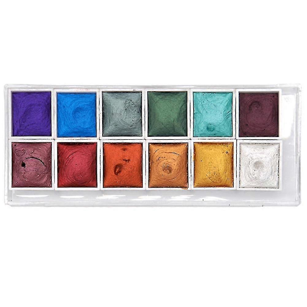Muzxr- Drawing Painting Kits Watercolor Paint Set Metallic Glitter ...