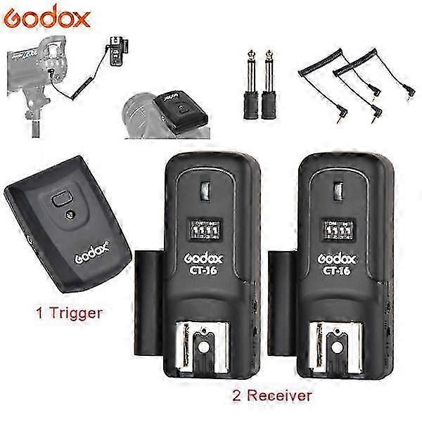 CT-16 wireless radio 16-channel flash trigger set Cs fast